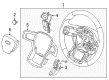 Diagram for 2020 Ford Expedition Steering Wheel - JL1Z-3600-CD