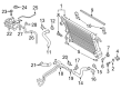 Diagram for 2021 Ford F-350 Super Duty Coolant Reservoir - LC3Z-8A080-C