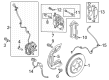 Diagram for 2021 Ford F-150 Brake Backing Plate - ML3Z-2K004-D