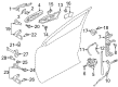 Diagram for Lincoln Door Hinge - FT4Z-5822811-B