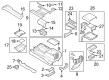 Diagram for 2022 Ford Expedition Cup Holder - JL3Z-1513562-AC