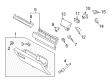 Diagram for 2020 Ford F-150 Glove Box - GL3Z-15060T10-BAA