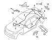 Diagram for Ford Police Interceptor Utility Antenna Cable - L1MZ-18812-R