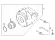 Diagram for 2023 Ford Bronco Alternator - MB3Z-10346-H