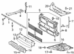 Diagram for 2020 Ford Escape Air Deflector - LJ6Z-8327-H