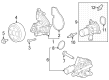 Diagram for 2023 Ford Escape Water Pump - PV4Z-8501-B