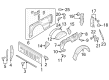 Diagram for Ford F-150 Lightning Wheelhouse - NL3Z-2628370-A