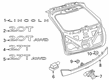 Diagram for Lincoln Nautilus Emblem - KA1Z-5842528-A