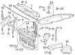 Diagram for 2024 Ford Mustang Air Deflector - PR3Z-16A238-C