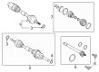 Diagram for Lincoln Nautilus CV Boot - F2GZ-3A331-F