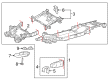 Diagram for 2022 Ford F-150 Lightning Front Cross-Member - ML3Z-5019-AS