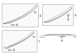 Diagram for Ford Mustang Spoiler - KR3Z-6344210-AB