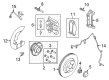 Diagram for 2021 Ford Mustang Brake Caliper - MR3Z-2B121-C