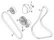 Diagram for 2023 Ford Maverick V-Belt - LX6Z-8620-B