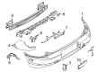 Diagram for 2022 Ford Bronco Sport Bumper Reflector - M1PZ-13A565-B