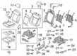 Diagram for 2022 Ford Ranger Seat Cover - LB3Z-2162901-CB