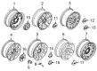 Diagram for 2021 Ford F-150 Wheel Cover - FL3Z-1130-J