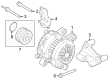 Diagram for 2024 Ford Mustang Alternator - PZ1Z-10346-F