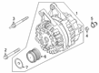 Diagram for Ford Maverick Alternator - LX6Z-10346-F