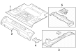 Diagram for 2021 Ford Bronco Front Cross-Member - MB3Z-9811140-A