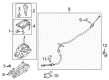 Diagram for 2019 Ford Police Responder Hybrid Shift Cable - DG9Z-7E395-AW