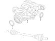 Diagram for Ford Police Interceptor Utility Axle Shaft - L1MZ-4K138-C