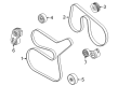 Diagram for 2023 Ford E-350/E-350 Super Duty Serpentine Belt - LC3Z-8620-D