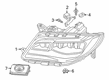 Diagram for Lincoln MKZ Headlight - JP5Z-13008-Q