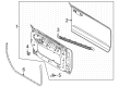 Diagram for 2021 Ford Bronco Door Seal - M2DZ-9820530-B