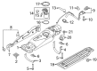 Diagram for 2023 Ford F-150 Fuel Tank Strap - ML3Z-9054-D