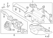 Diagram for 2024 Ford Mustang Wiper Switch - PR3Z-17A553-AA