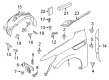 Diagram for 2020 Lincoln Navigator Fender - JL7Z-16006-B