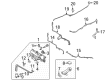 Diagram for 2022 Ford Bronco Wiper Pivot - M2DZ-17566-A