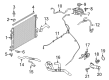 Diagram for 2021 Lincoln Nautilus Radiator Hose - K2GZ-8063-E