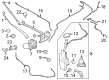 Diagram for 2022 Ford Mustang Mach-E Wiper Arm - LJ8Z-17526-C