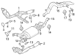 Diagram for 2023 Ford Bronco Exhaust Flange Gasket - MB3Z-5C226-B