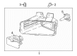 Diagram for 2020 Ford F-150 Fog Light - LL3Z-15200-A