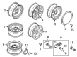 Diagram for 2020 Ford F-150 Wheel Cover - KL3Z-1021-A