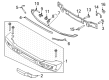 Diagram for 2021 Ford Bronco Bumper - M2DZ-17D957-AA