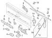 Diagram for 2024 Ford F-350 Super Duty Parking Assist Distance Sensor - LU5Z-15K859-CA