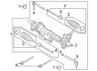 Diagram for 2022 Ford Bronco Tie Rod - MB3Z-3280-B