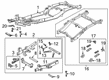 Diagram for 2020 Ford Ranger Front Cross-Member - KB3Z-6A023-C