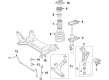 Diagram for 2022 Ford E-Transit Axle Beam - NK4Z-5019-A