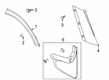 Diagram for 2023 Ford Explorer Mud Flaps - LB5Z-16A550-BA