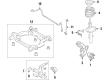 Diagram for Ford Police Interceptor Sedan Sway Bar Kit - AA5Z-5482-E