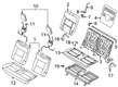 Diagram for 2021 Lincoln Aviator Seat Cover - LC5Z-7863804-BG