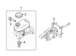 Diagram for 2024 Ford E-350/E-350 Super Duty Brake Booster - LC2Z-2005-B