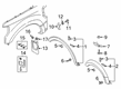 Diagram for Ford F-350 Super Duty Mud Flaps - HC3Z-16A550-AC