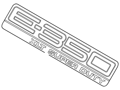 2015 Ford E-350/E-350 Super Duty Emblem - 9C2Z-1542528-HA