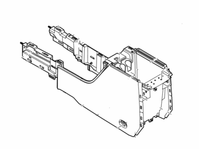 Lincoln Zephyr Center Console Base - 6H6Z-54045A36-AA